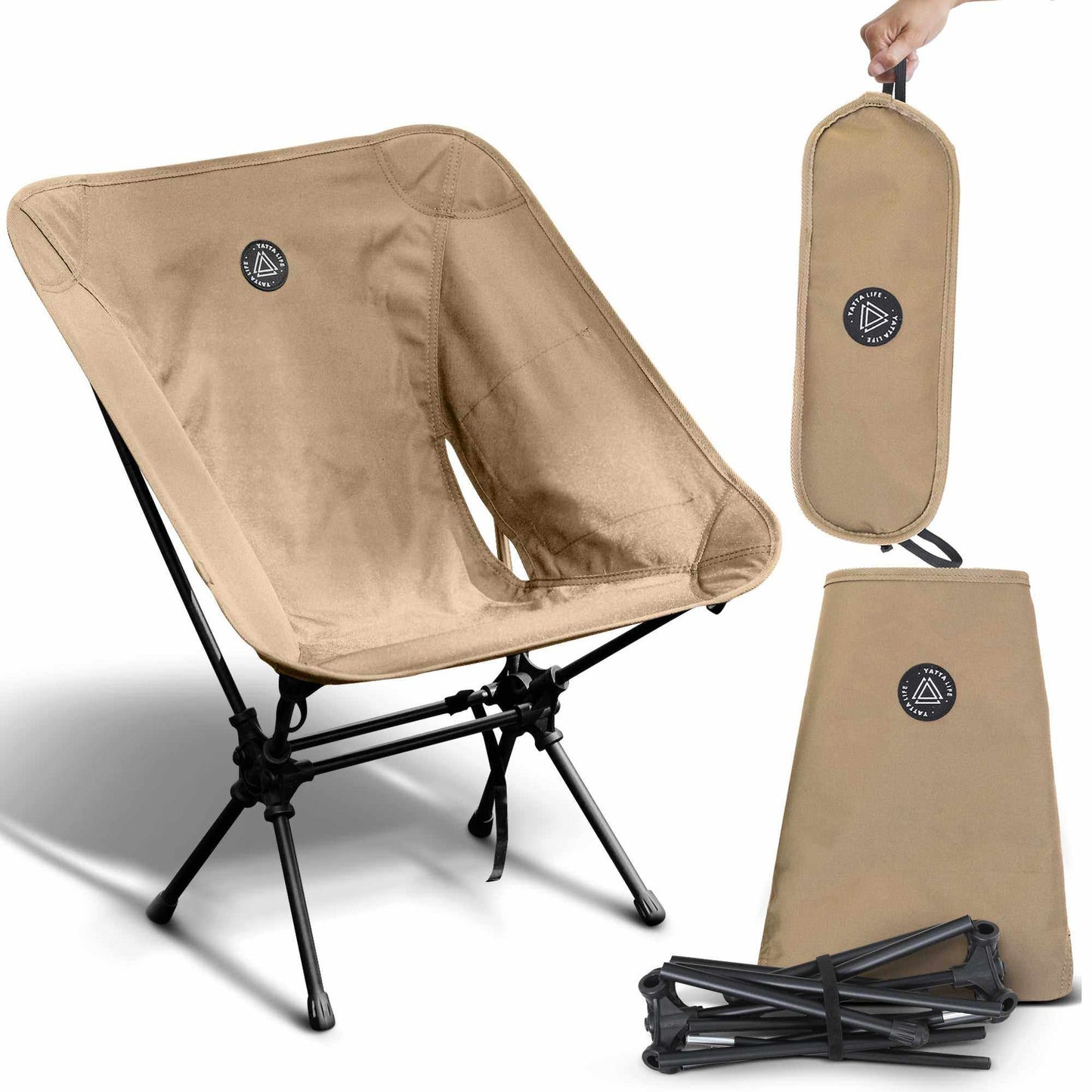 Camping Chairs with Storage Pouch